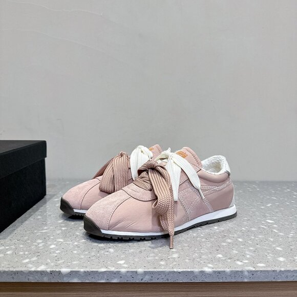 Onitsuka Tiger Pink Double-Strap Sneakers - Picture 2 of 9
